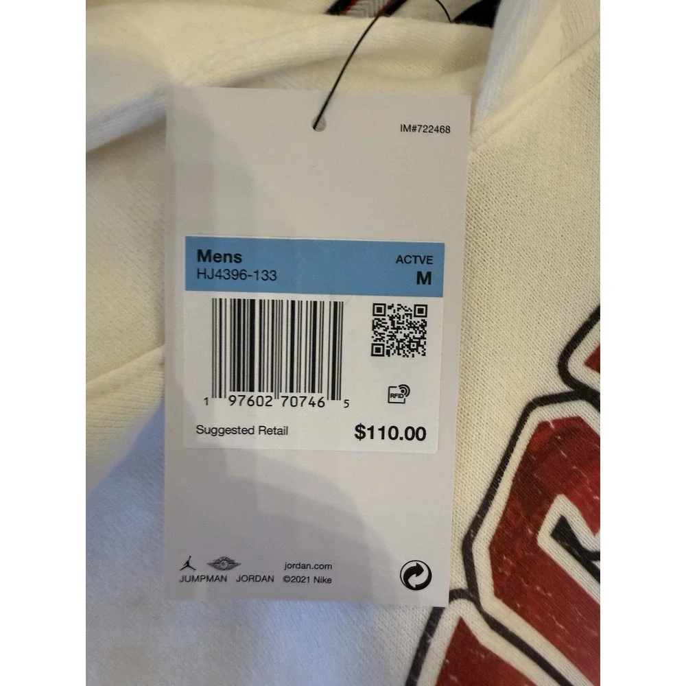 Air Jordan Flight Graphic Michael Jordan Hoodie Mens Medium HJ4396-133 $110 Read